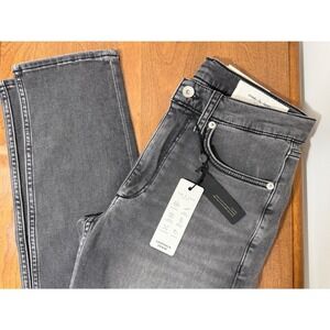 Rag & Bone Fit 2 Slim Loopback Denim Jeans Mens 29x32 Grey Stretch New